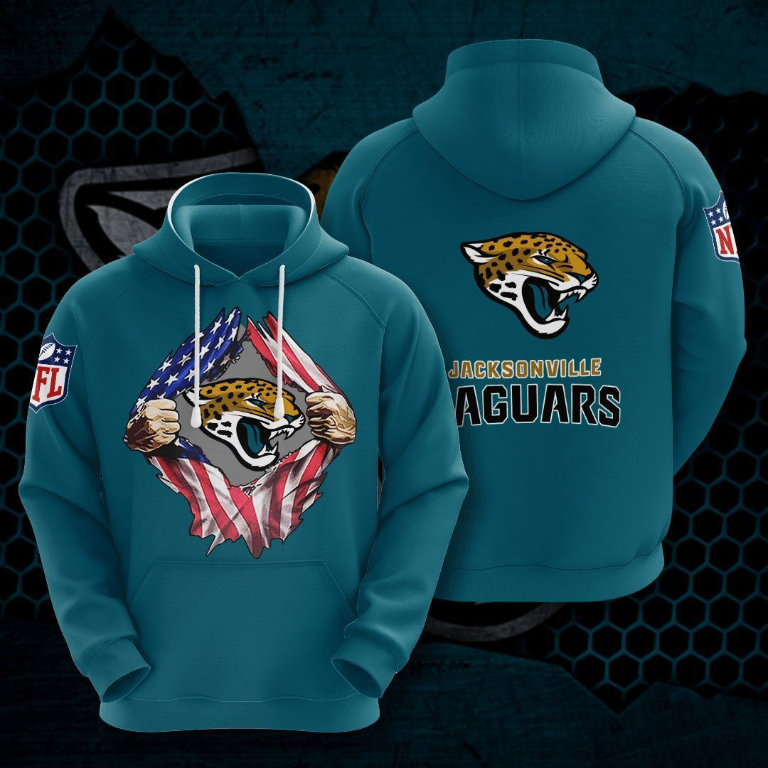 Jacksonville Jaguars Hoodie  Zip Hoodie Version 867