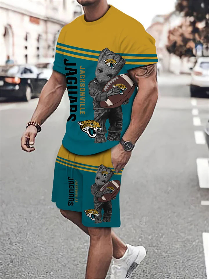 Jacksonville Jaguars Limited Edition Top And Shorts Two-Piece Suits Merch For Fans Gift For Sport Music Fans