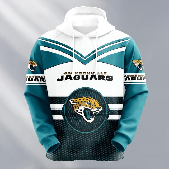 Jacksonville Jaguars Logo NFL 3D Hoodie Version 200