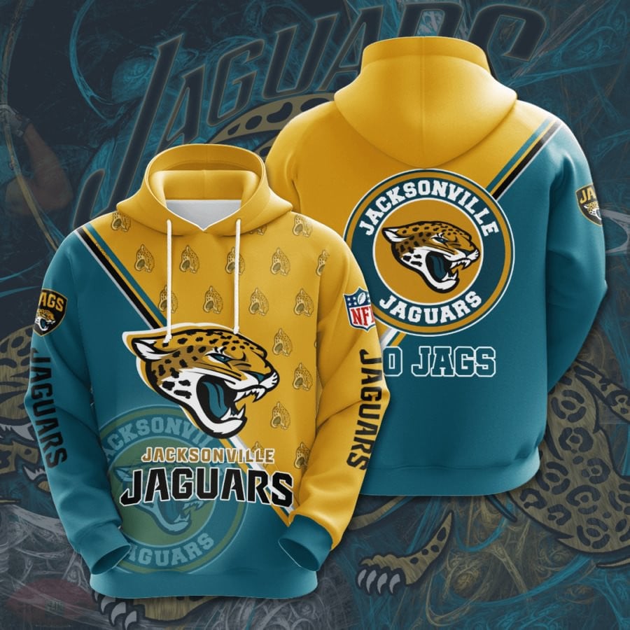 Jacksonville Jaguars Logo NFL Football Team Hoodie