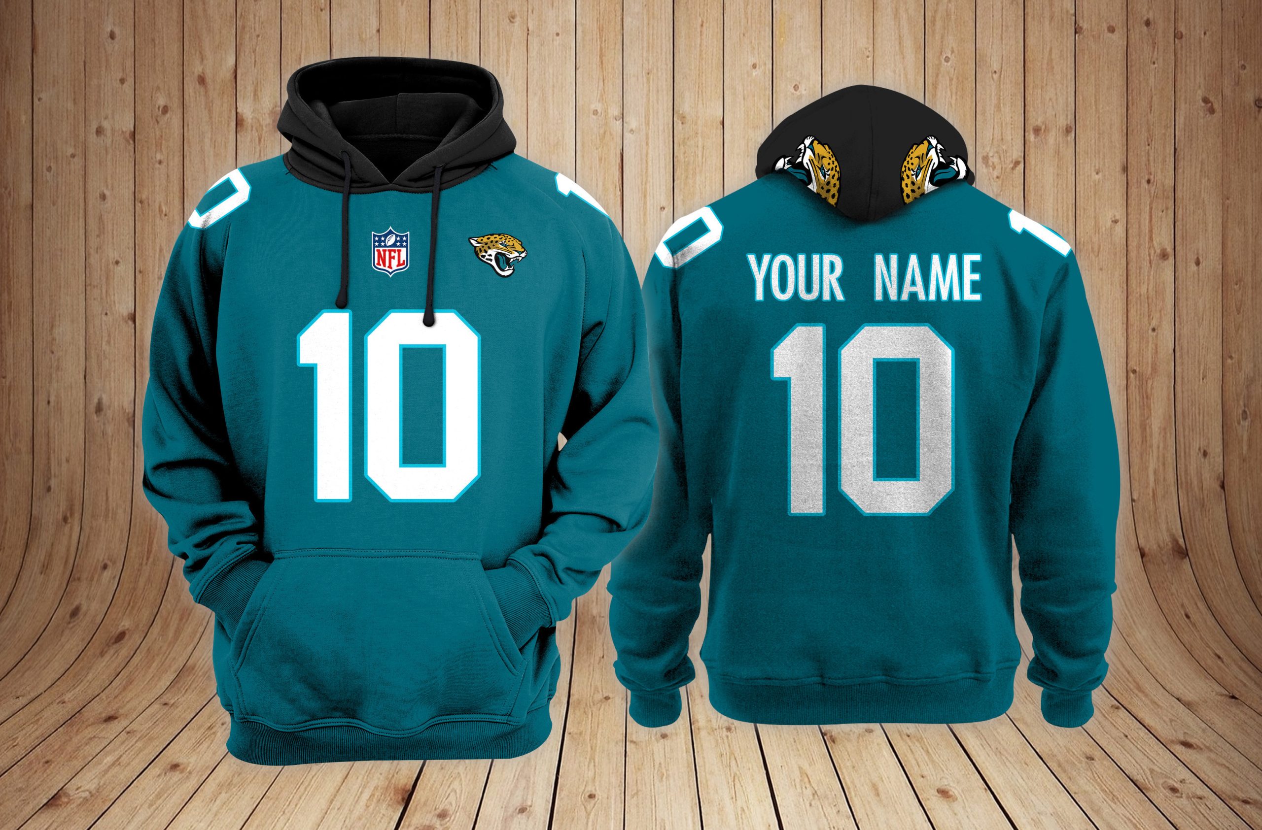 Jacksonville Jaguars NFL Team 3D Hoodie