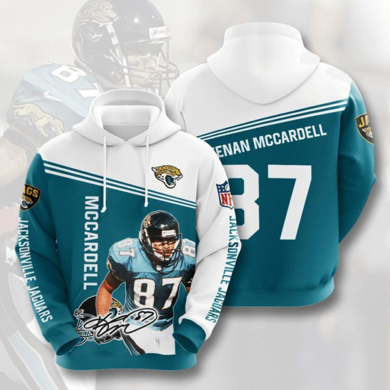 Jacksonville Jaguars Number 37 Hoodie  Zip Hoodie