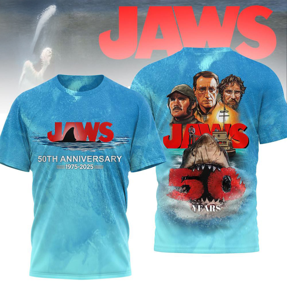 JAWS 50th Anniversary Merch Gift For JAWS Fans