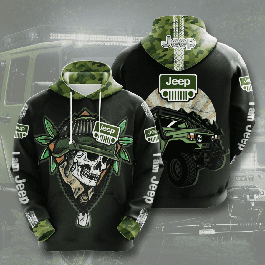 Jeep Hoodie Zip Hoodie