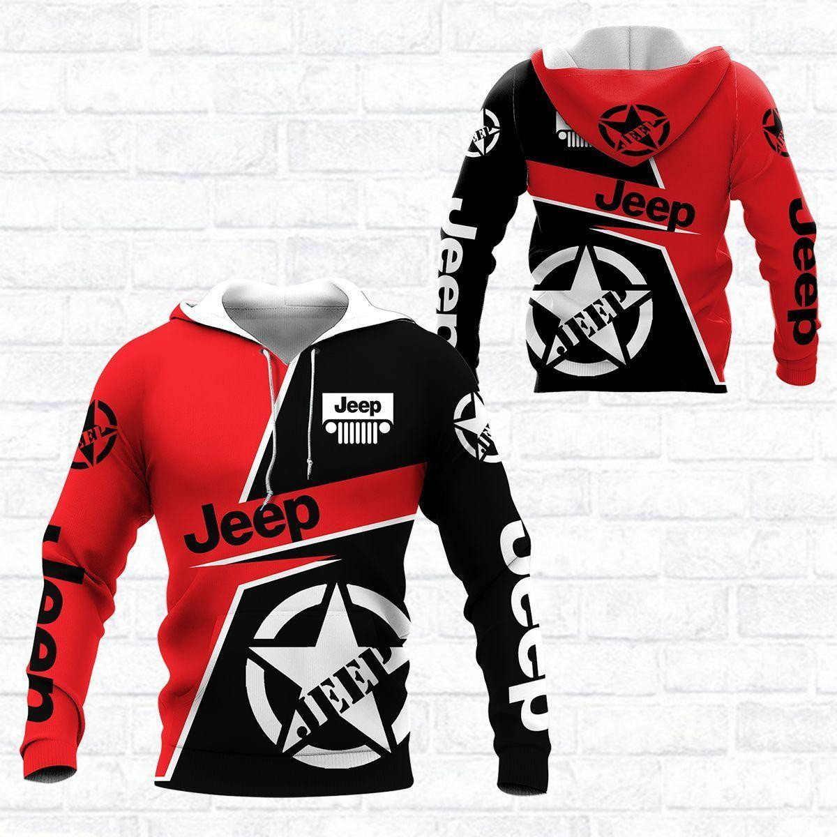 Jeep Shirt Fan Gift 939 Version Unisex 3d Hoodie Zip Hoodie