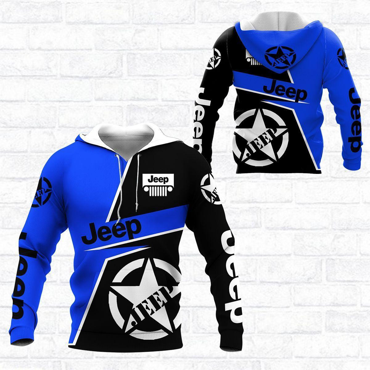 Jeep Shirt Fan Gift 942 Version Unisex 3d Hoodie Zip Hoodie