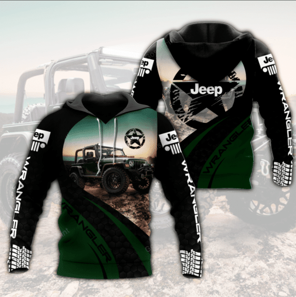 Jeep Wrangler 1 Fan Gift Jeep Wrangler Aop Hoodie 16