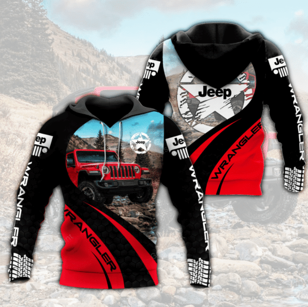 Jeep Wrangler 2 Fan Gift Jeep Wrangler Aop Hoodie 1249