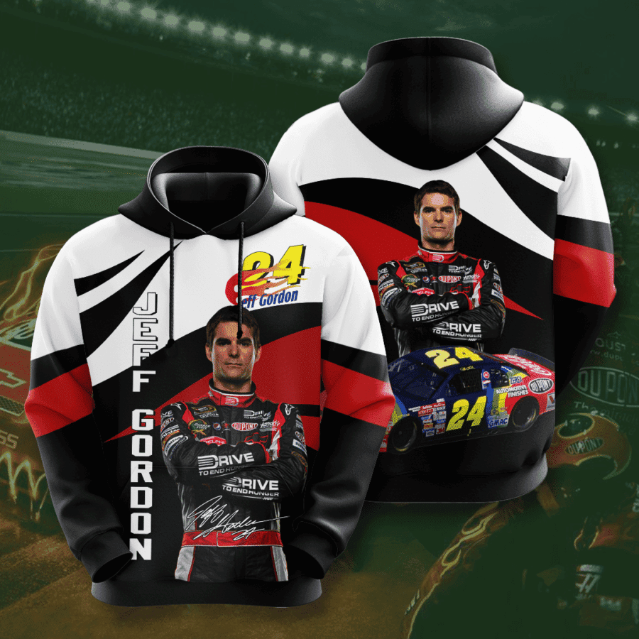 Jeff Gordon Hoodie  Zip Hoodie Version 661