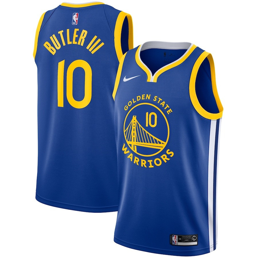 Jimmy Butler Jersey #10 Butler III Golden State Warriors Player Swingman Jersey Fan Gifts