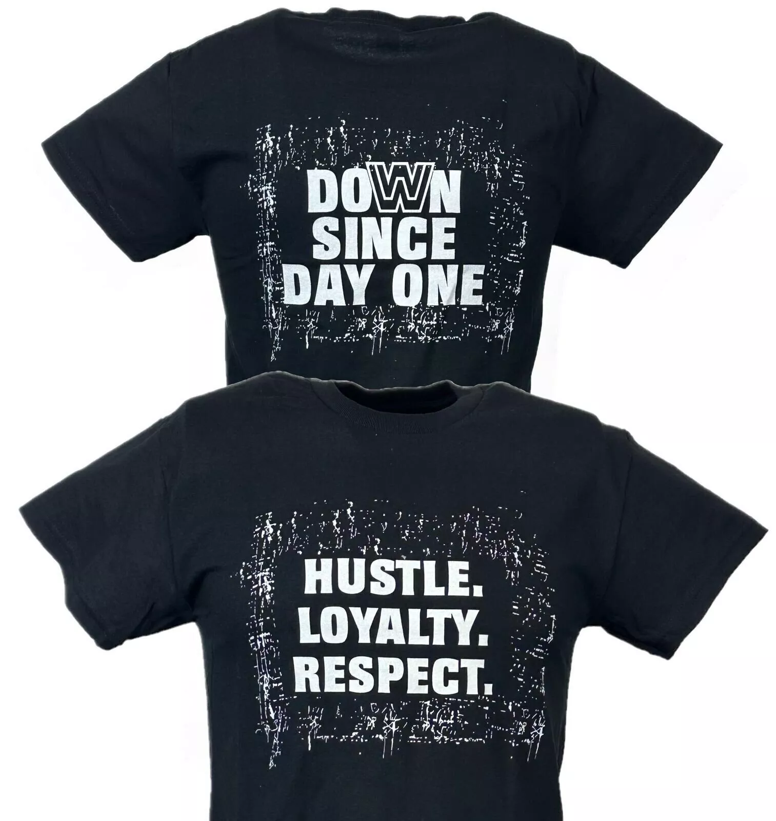 John Cena Down Since Day One Hustle Loyalty Respect Black T-Shirt John Cena Merch Best Gift For Fans