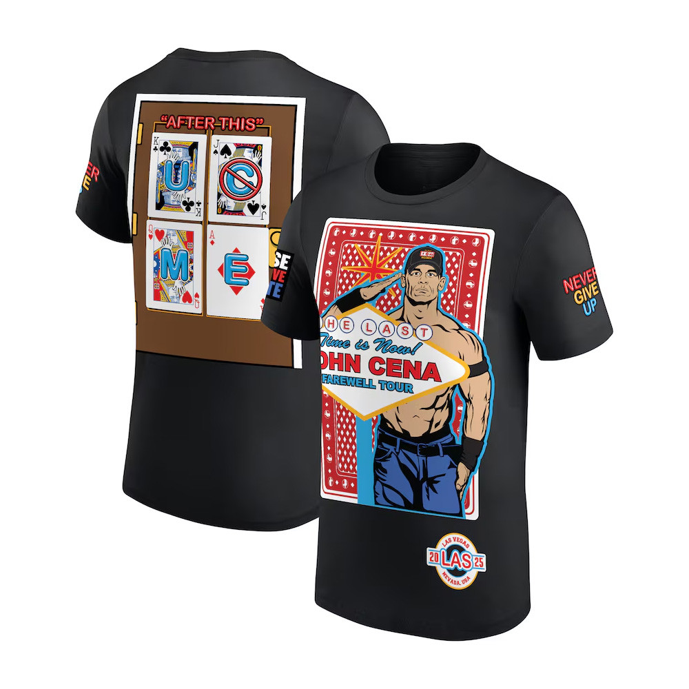 John Cena Farewell Tour 2025 Las Vegas T-Shirt Wrestler Gift Ideas