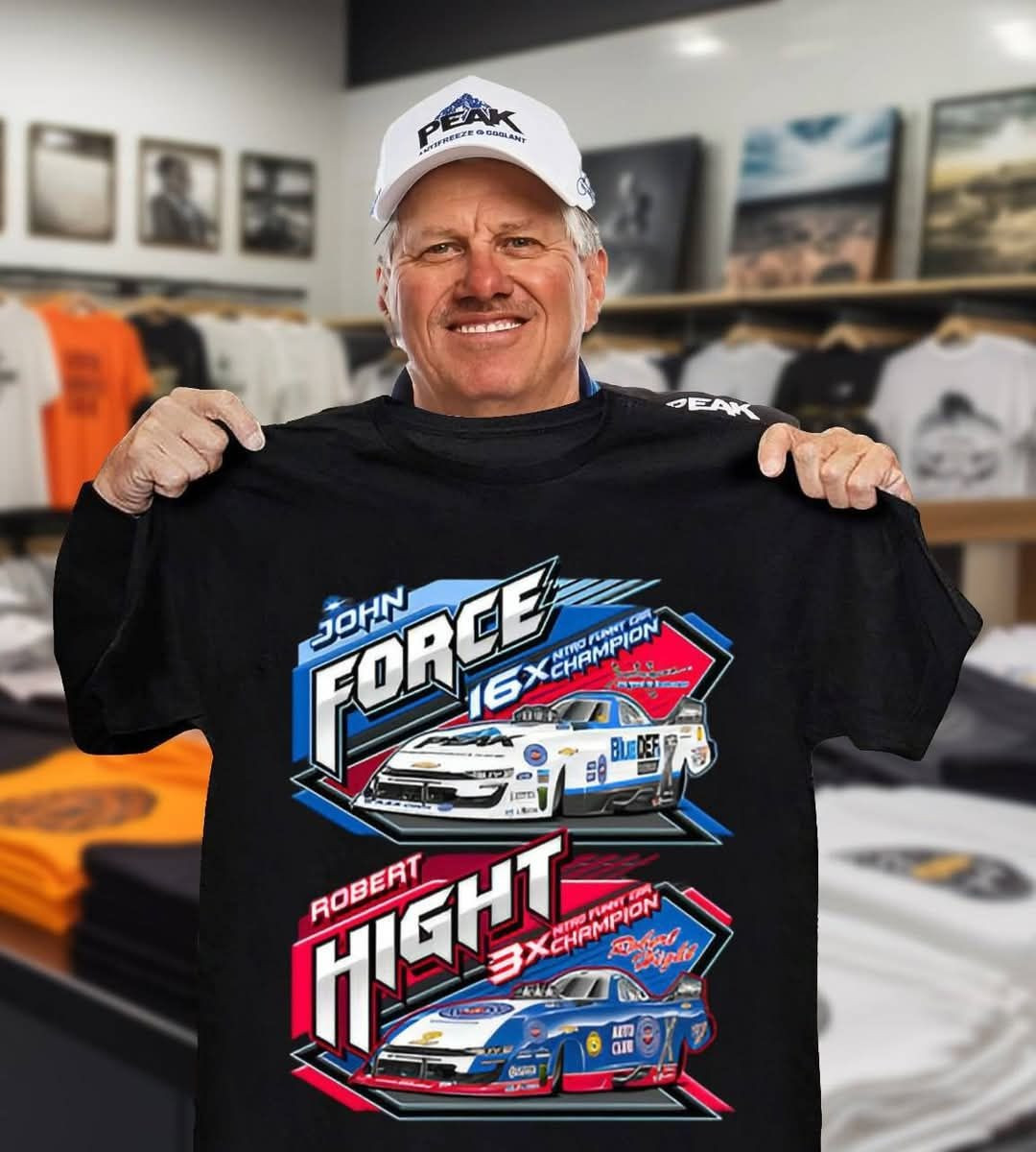 John Force Racing T-shirt Gifts For Racing Lovers