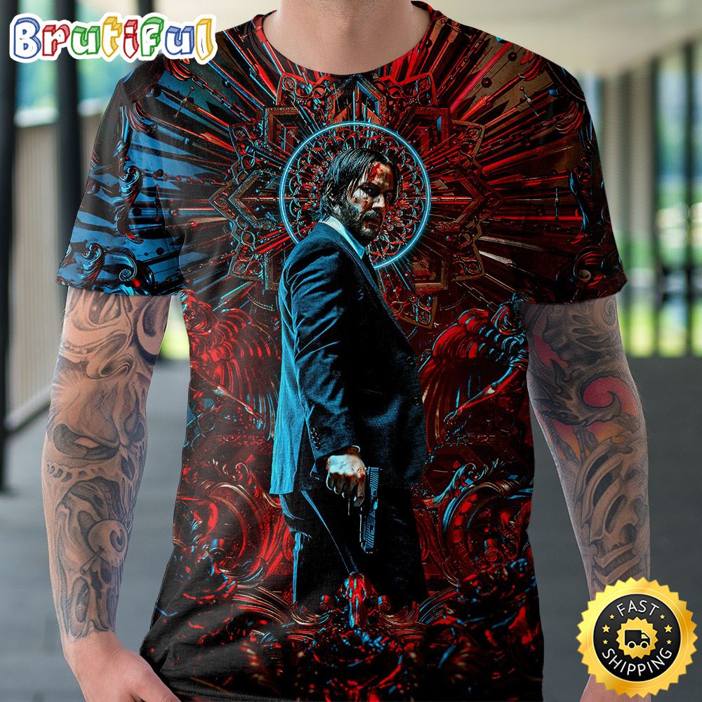 John Wick 3 Poster All Over Print Shirt