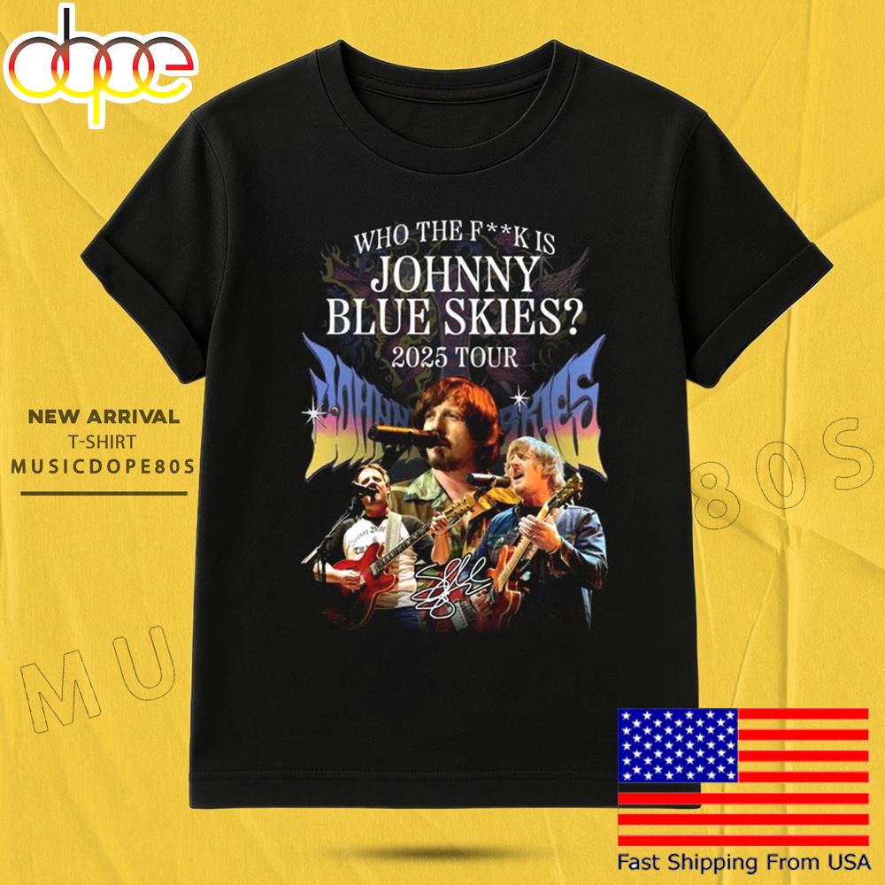 Johnny Blue Skies Tour 2025 T Shirt