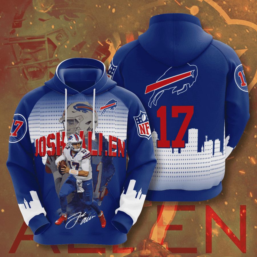 Josh Allen Buffalo Bills Hoodie  Zip Hoodie Version 667