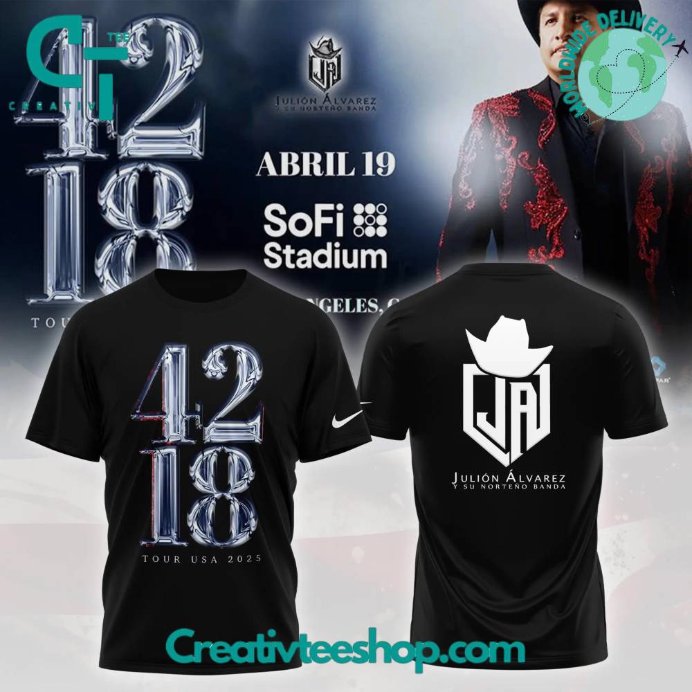 Julion Alvarez 4812 USA Tour Black Tee