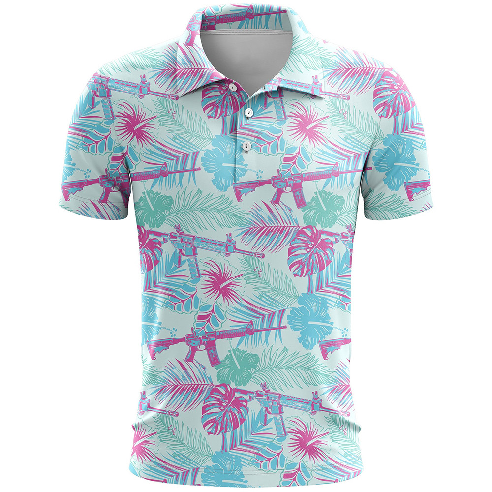 Jungle ARs Golf Polo Shirt First Fathers Day Gift Ideas