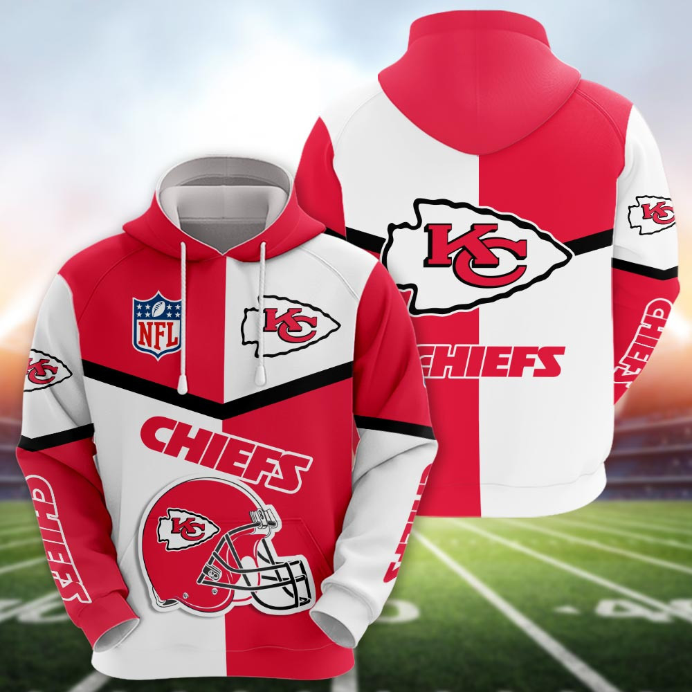 Kansas City Chiefs 3D printed Sweatshirt Hoodie Zipped Hoodie
