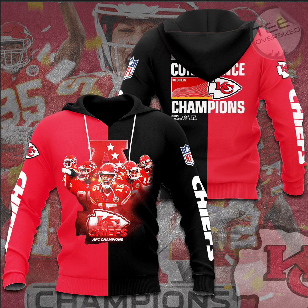 Kansas City Chiefs AFC Champion NFL Football Team Hoodie