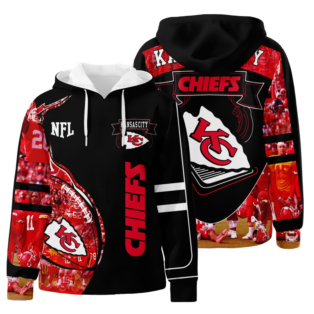 Kansas City Chiefs American Football 3D All Over Print Hoodie Zip-Up Hoodie