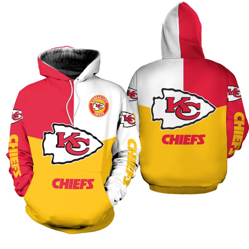 Kansas City Chiefs Basic V13 NFL Football Team Hoodie