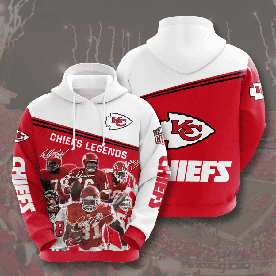 Kansas City Chiefs Hoodie  Zip Hoodie Version 682