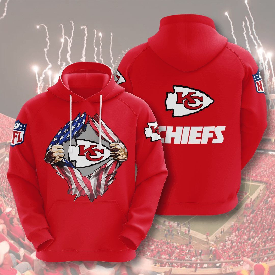 Kansas City Chiefs Hoodie  Zip Hoodie Version 808