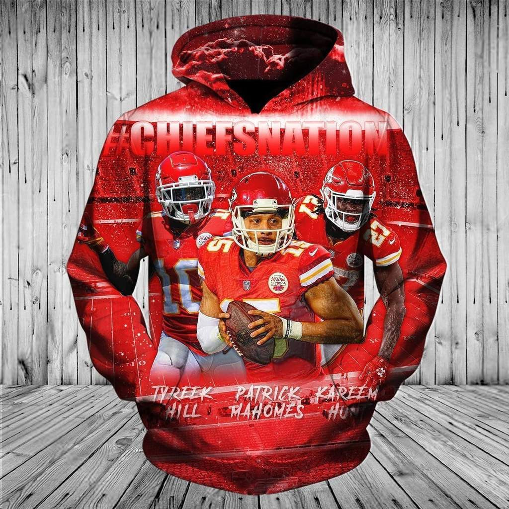 Kansas City Chiefs Hoodie  Zip Hoodie Version 823
