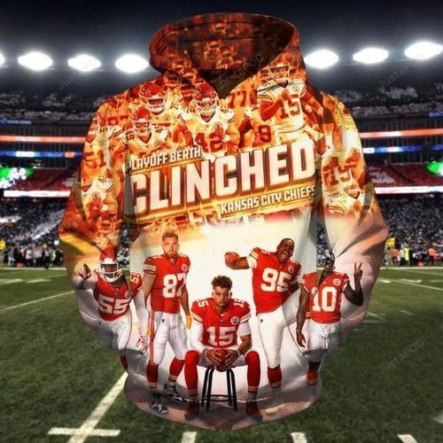 Kansas City Chiefs Hot Teams Hoodie  Zip Hoodie Version 678