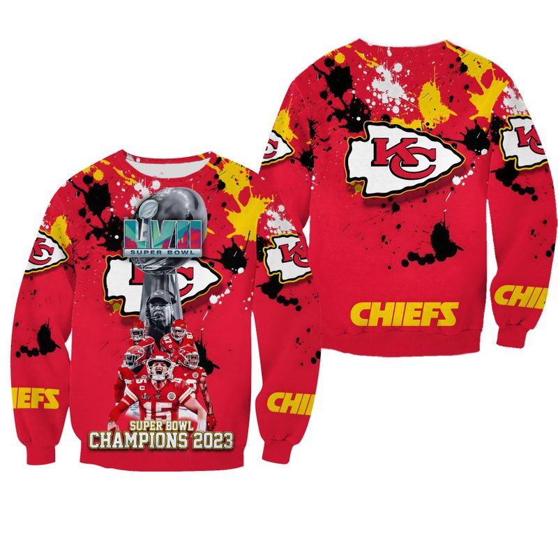 Kansas City Chiefs Super Bowl LVII Unisex Sweatshirt Hoodie Zipped Hoodie Version 125