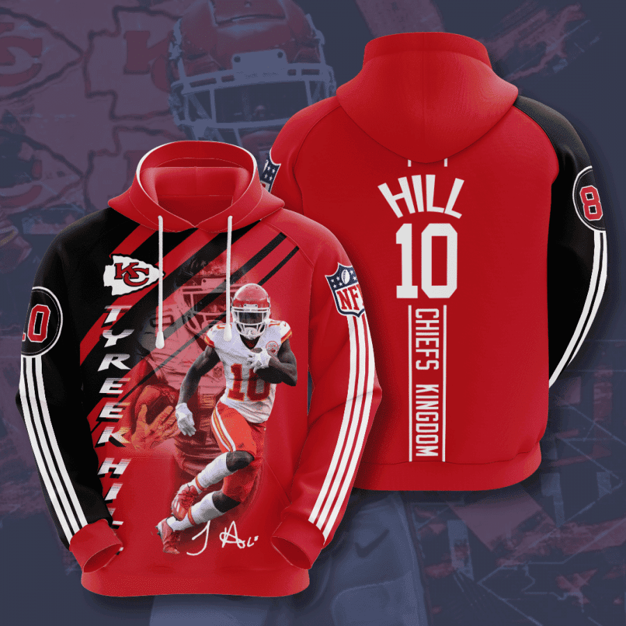 Kansas City Chiefs Tyreek Hill Hoodie  Zip Hoodie Version 618