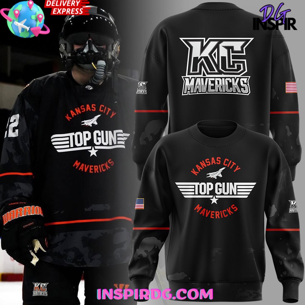 Kansas City Mavericks Top Gun Limited Sweatshirt Premium Merchandise
