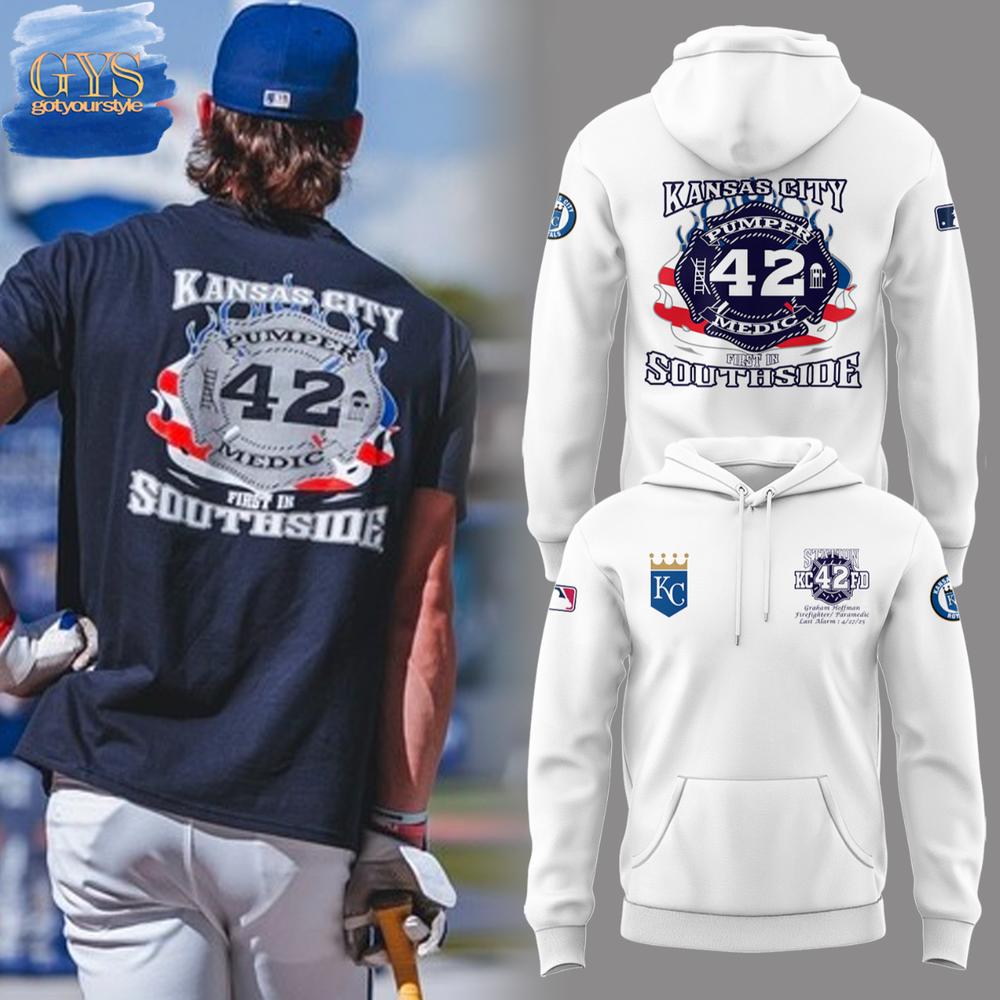 Kansas City Royals Graham Hoffman Memorial KCFD Limited Edition Hoodie Premium Merchandise