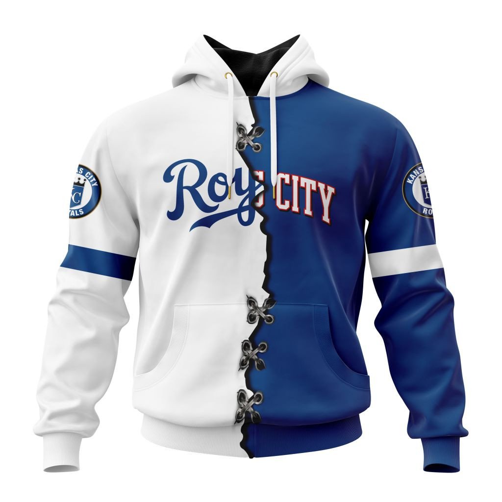 Kansas City Royals Personalized Mix Jersey Hoodie