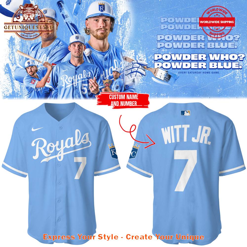 Kansas City Royals Powder Blue 2025 Baseball Jersey