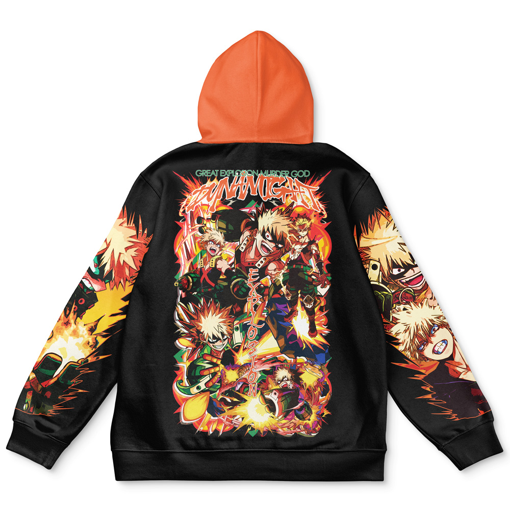 Katsuki Bakugo V2 My Hero Academia Streetwear Hoodie Premium Merchandise