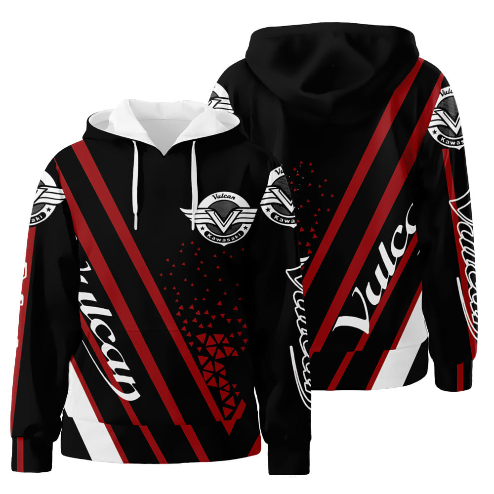 Kawasaki Vulcan 3D All Over Print Hoodie Zip-Up Hoodie