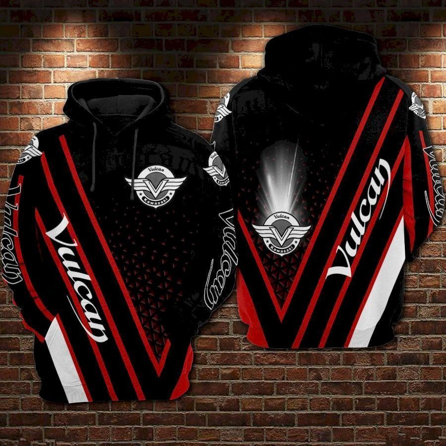 Kawasaki Vulcan Hoodie Zip Hoodie Premium Merchandise