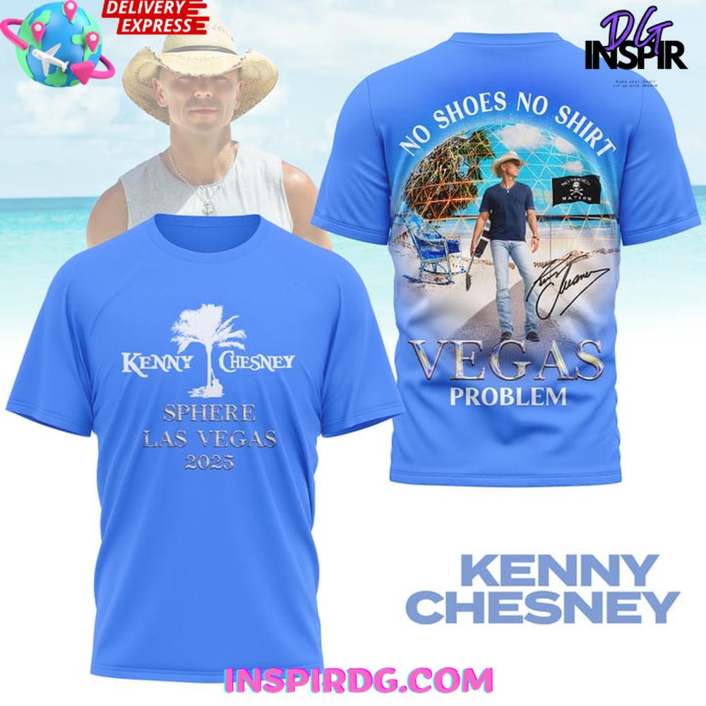 Kenny Chesneyâ€™s Sphere Las Vegas 2025 Shirt Collection Premium Merchandise
