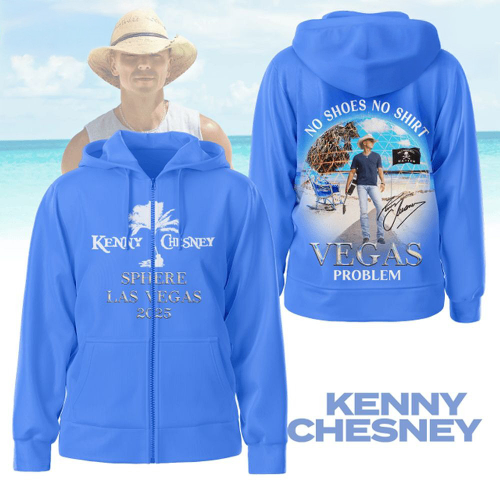 Kenny Chesney Sphere Las Vegas 2025 Zip Hoodie Best Fathers Day Gifts For Dad