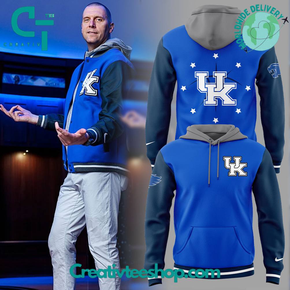 Kentucky Wildcats Basketball Coach Mark Pope Hoodie