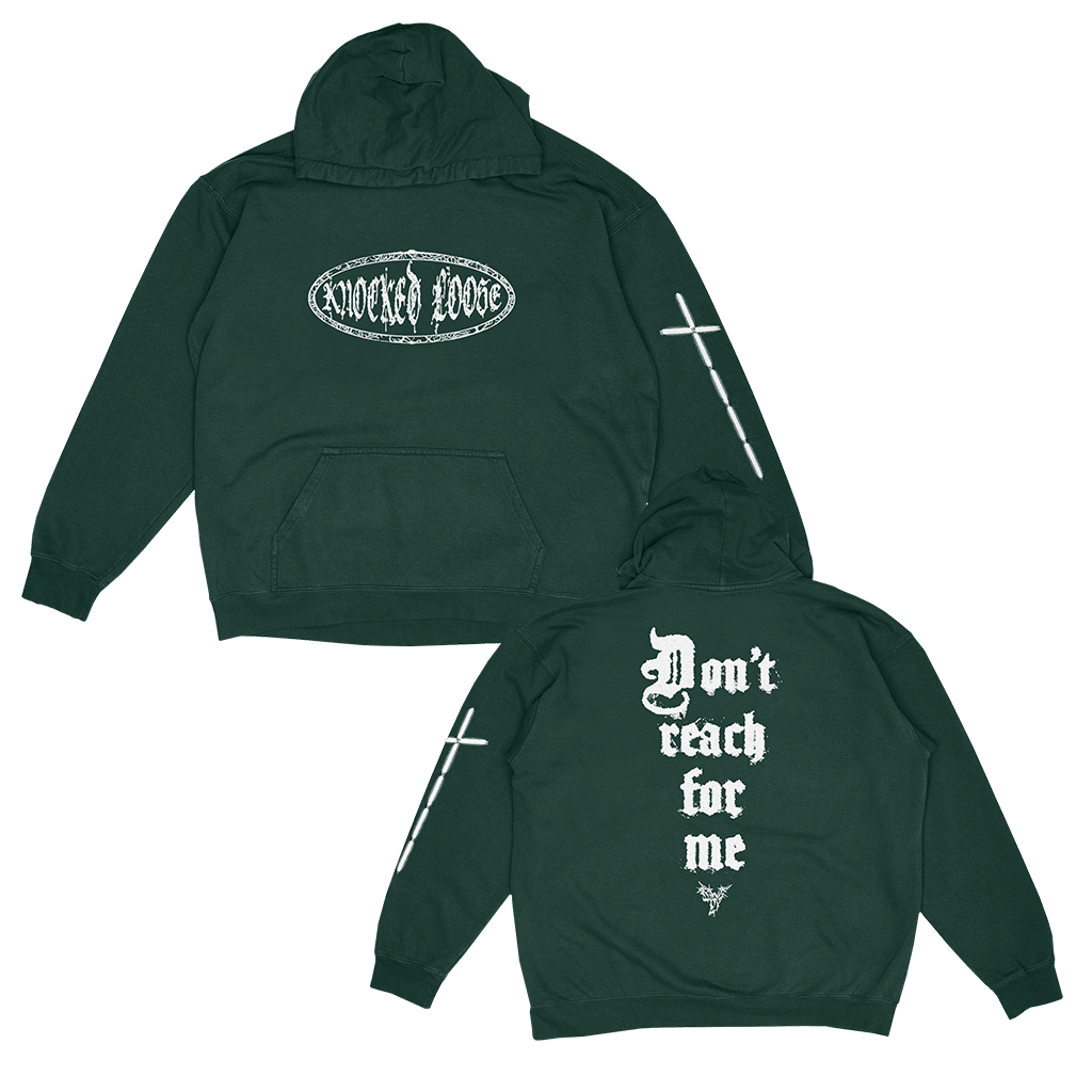 Knocked Loose Merch Knocked Loose Dont Reach Oval Forest Hoodie Fathers Day Gifts For Husband