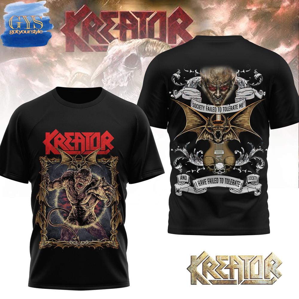 Kreator Violent Revolution Limited Edition T-Shirt Premium Merchandises