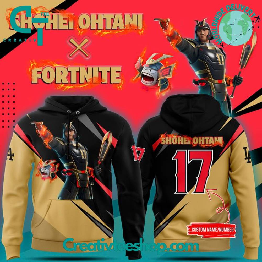 LA Dodgers Fortnite x Shohei Ohtani Hoodie