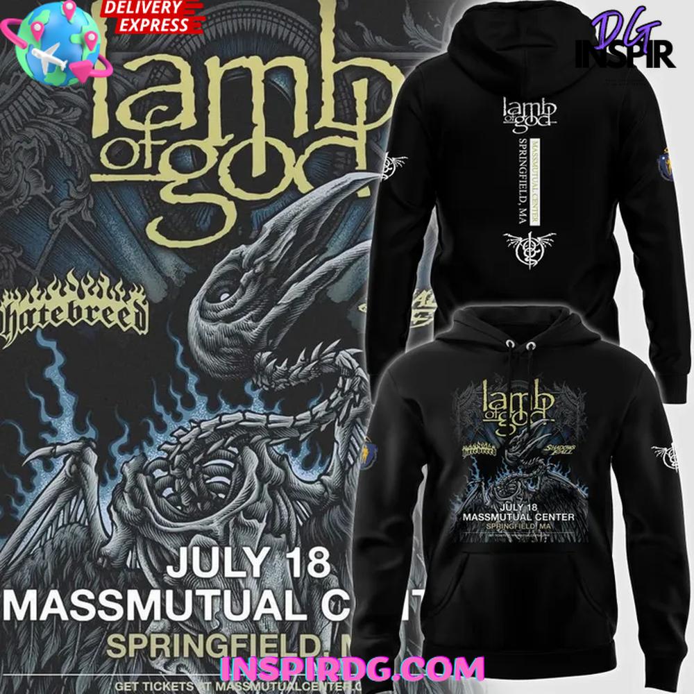 Lamb of God tour 2025 Special Hoodie Premium Merchandises