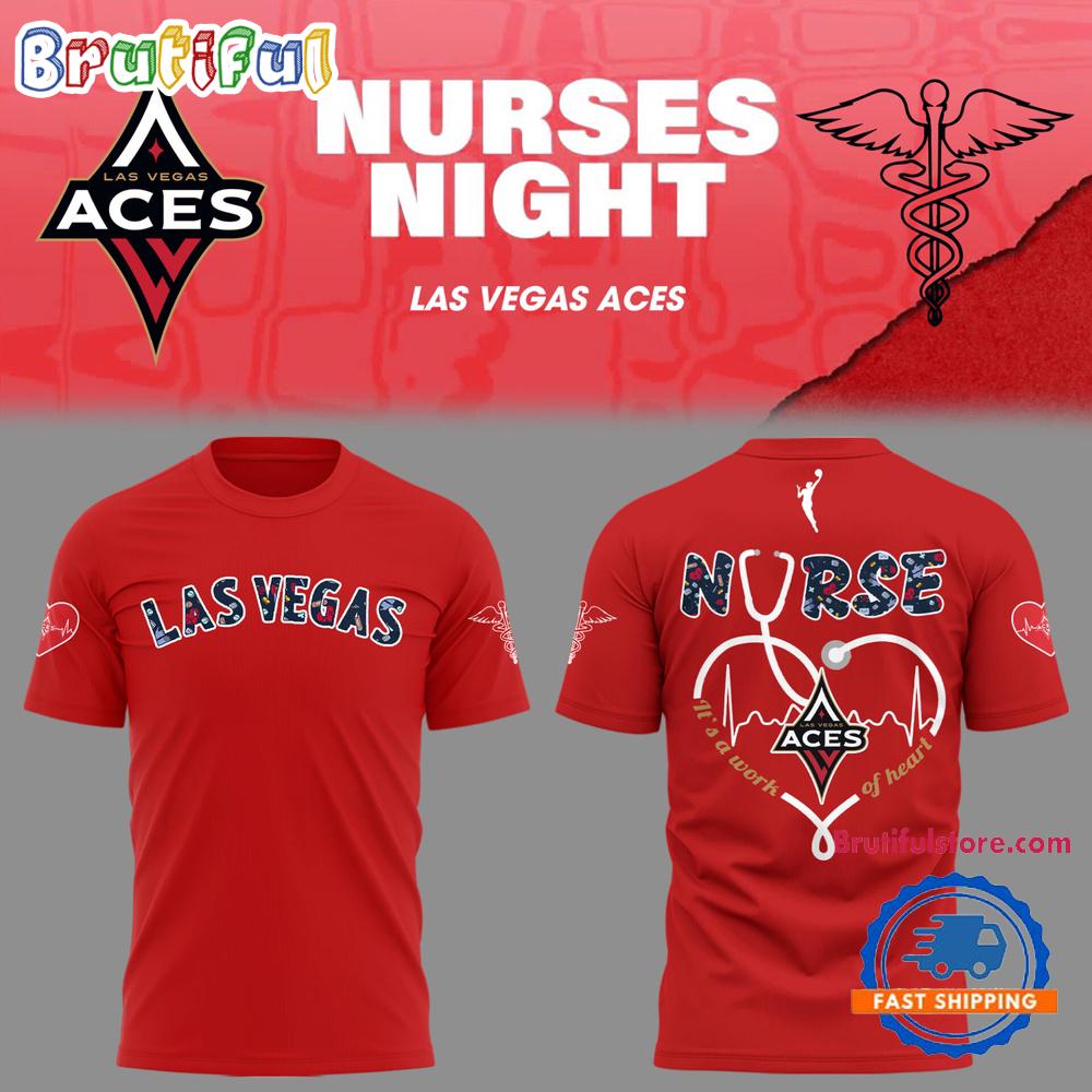 Las Vegas Aces WNBA x Nurses Night 2025 T Shirt