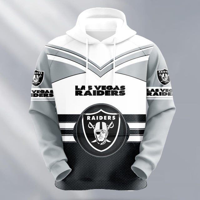 Las Vegas Raiders Logo NFL 3D Hoodie Version 191