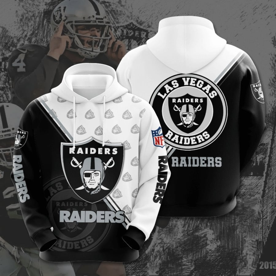 Las Vegas Raiders Logo NFL Football Team Hoodie