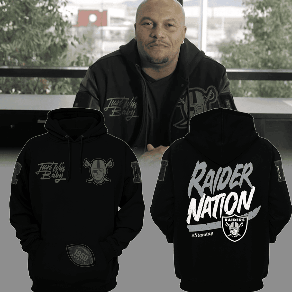 Las Vegas Raiders Nation NFL 3D Hoodie